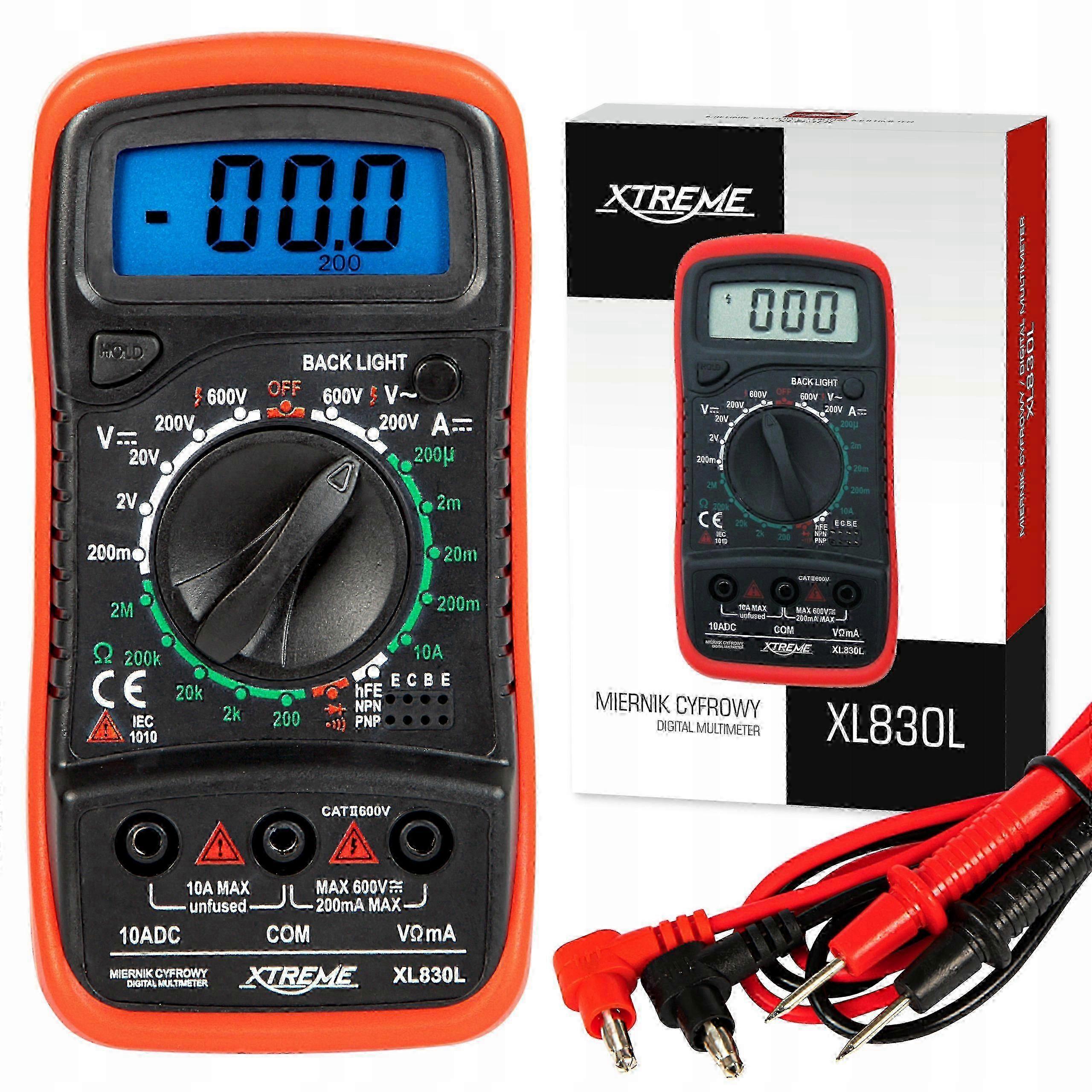 Xtreme Xl830l Handheld Multimeter