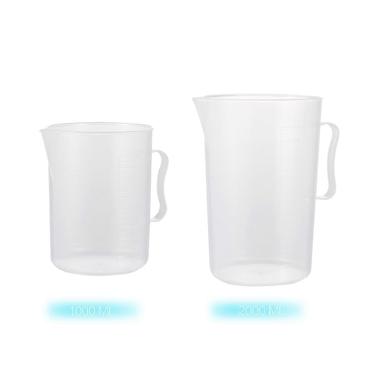 Measuring Pitcher Large Capacity Measuring Pitcher for Kitchen 2Pcs