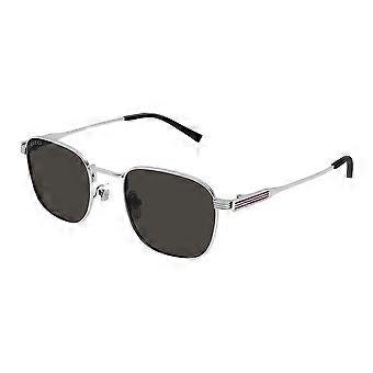 Gucci GG1876S 003 Full Rim Silver Men Square Sunglasses UV3 Original