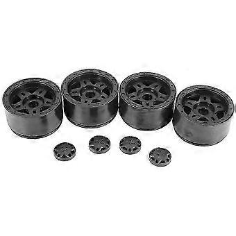 PDIN-4PCS Plastic Beadlock 2.2 Wielnaven voor 1/10 RC Crawler Auto Axial SCX10 Wraith Capra RR10 Traxxas TRX4 D90