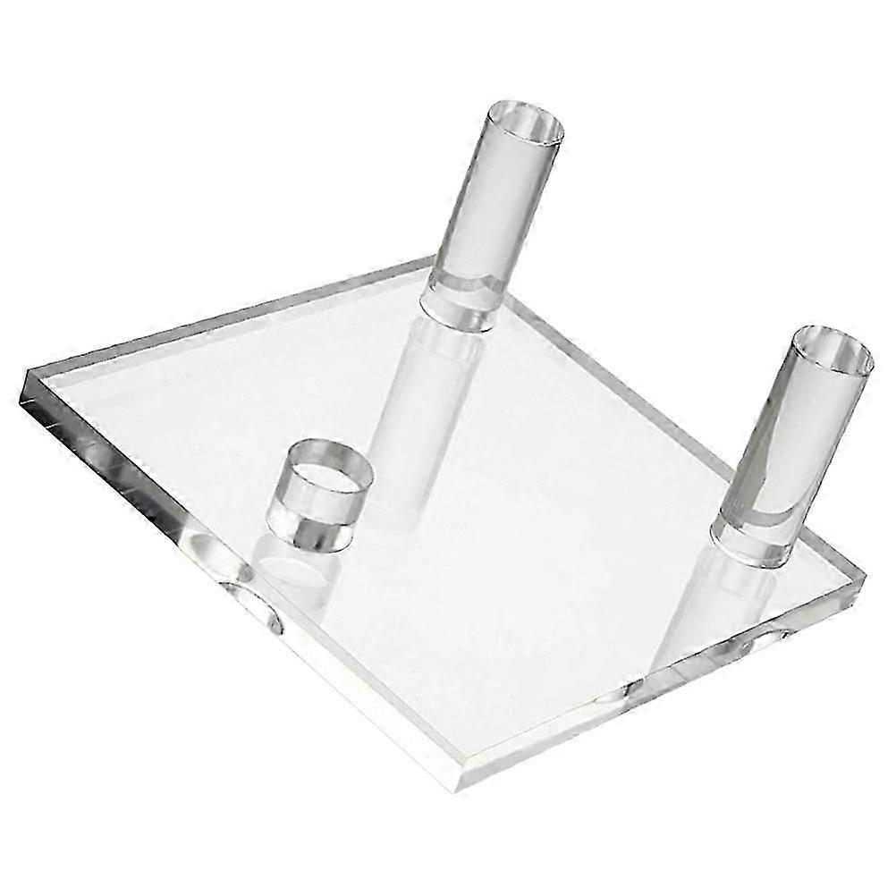 Transparent Specimen Base Acrylic Display Stand for Minerals
