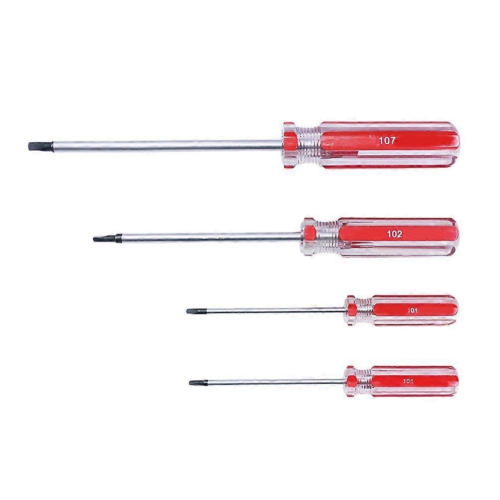 4Pcs Vanadium Steel Triangle Screwdriver Triangular Anti-theft Screw Removal Tool