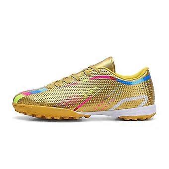 Uomini Originale Tacchetti Da Calcio Scarpe Indossabile Turf Futsal Scarpe Maschio Società Formazione Spedizione Gratuita Adulto Scarpe Da Calcio Scarpe Da Ginnastica Oro-x29-1