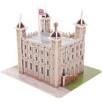 1 Set of Famous Building Puzzle Plaything Interesting Architectural Puzzle Plaything 3D London Tower Puzzle