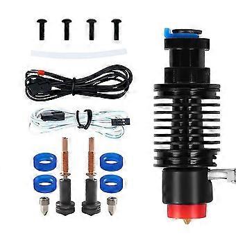 Compatibel met keramische hotend kit V6, radiator, messing nozzle, keramische verwarmingskern met 2 nozzles, kits compatibel met 3-serie B