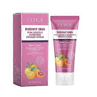 Scrub detergente illuminante per il viso, esfoliante per la pelle morta, cura della pelle radiosa, 100 g