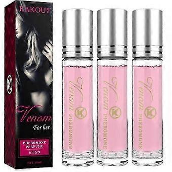 Perfume Roll-on com Feromônios para Atrair Parceiros Íntimos (3 unidades) - S05 - Novidade!