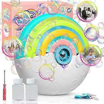 Draagbare automatische bellenblaasmachine voor kinderen, donutbellenmachine