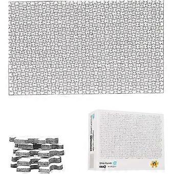 1000 piece white puzzles. Blank puzzle to paint by yourself. 42cm * 29.7cm 2mm