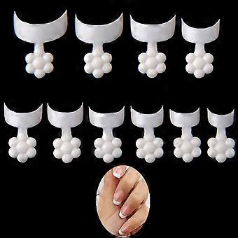 500 Pcs Français Short Style Acrylique False Nail Art Tips Finger Sticker Extension Tool10 Tailles