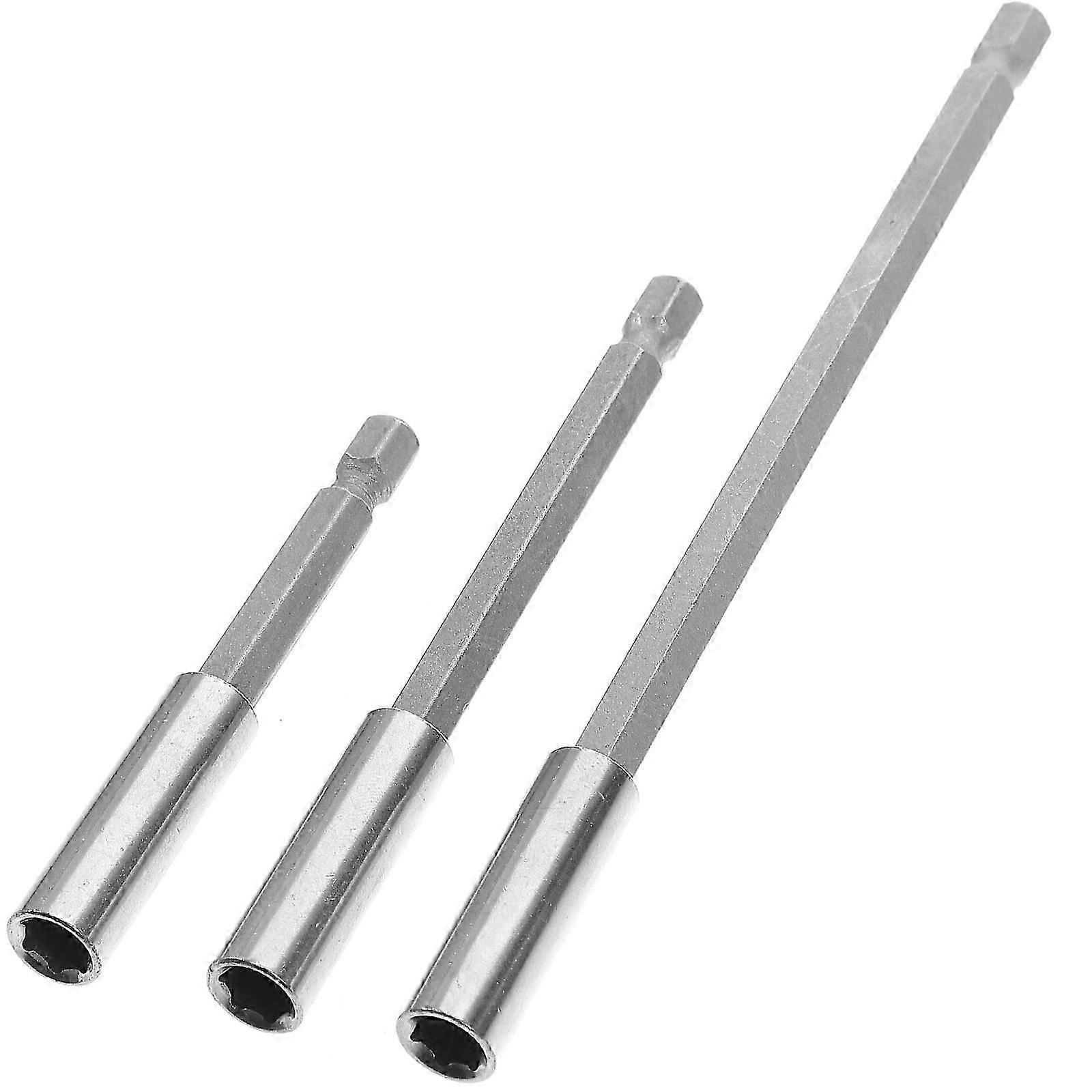 3pcs Drill Bit Extension Professional Magnetic Drill Bit Holder Hand Tool Kit