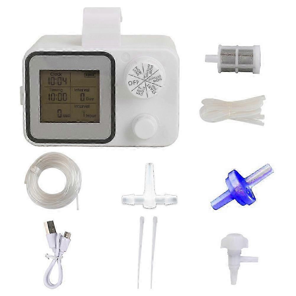 Smart Automatic Watering System with Adjustable Drippers Automatic Drip Irrigation Kit with Customize Schedule Water