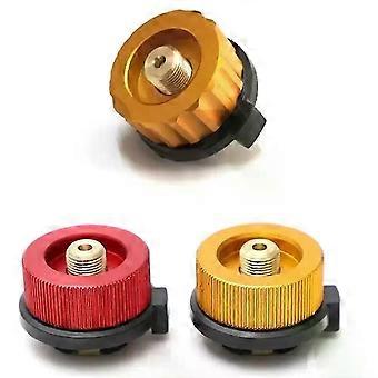 Outdoor camping and hiking stove burner adapter, split stove changer switch, automatic power off gas cylinder adapter