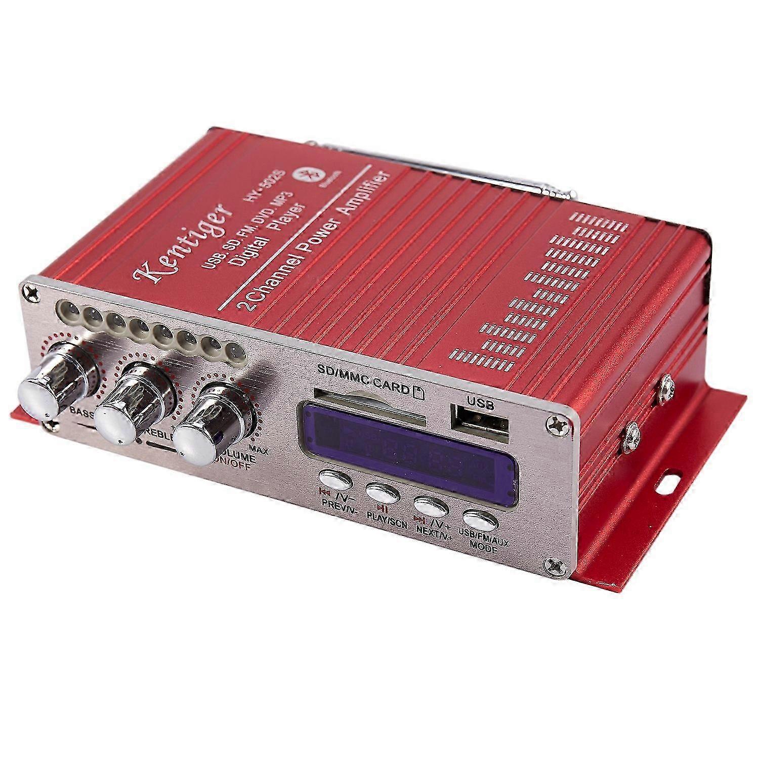 2Ch Bluetooth Output Power Amplifier With Remote Controller
