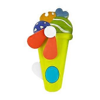 Handventilator speelgoed - Batterijloze, veilige propellers, draagbaar ontwerp