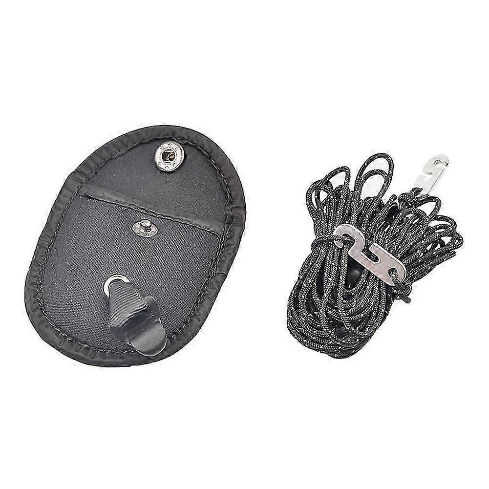 Multi-functional clothes rope for camping with portable storage