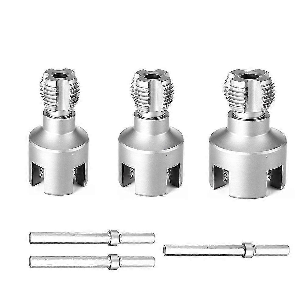 Pipe Thread Cutting Tool Integrated Internal & External Pipe Threading Tool Electric Drill compatible with PVC Pipe Threader Kit