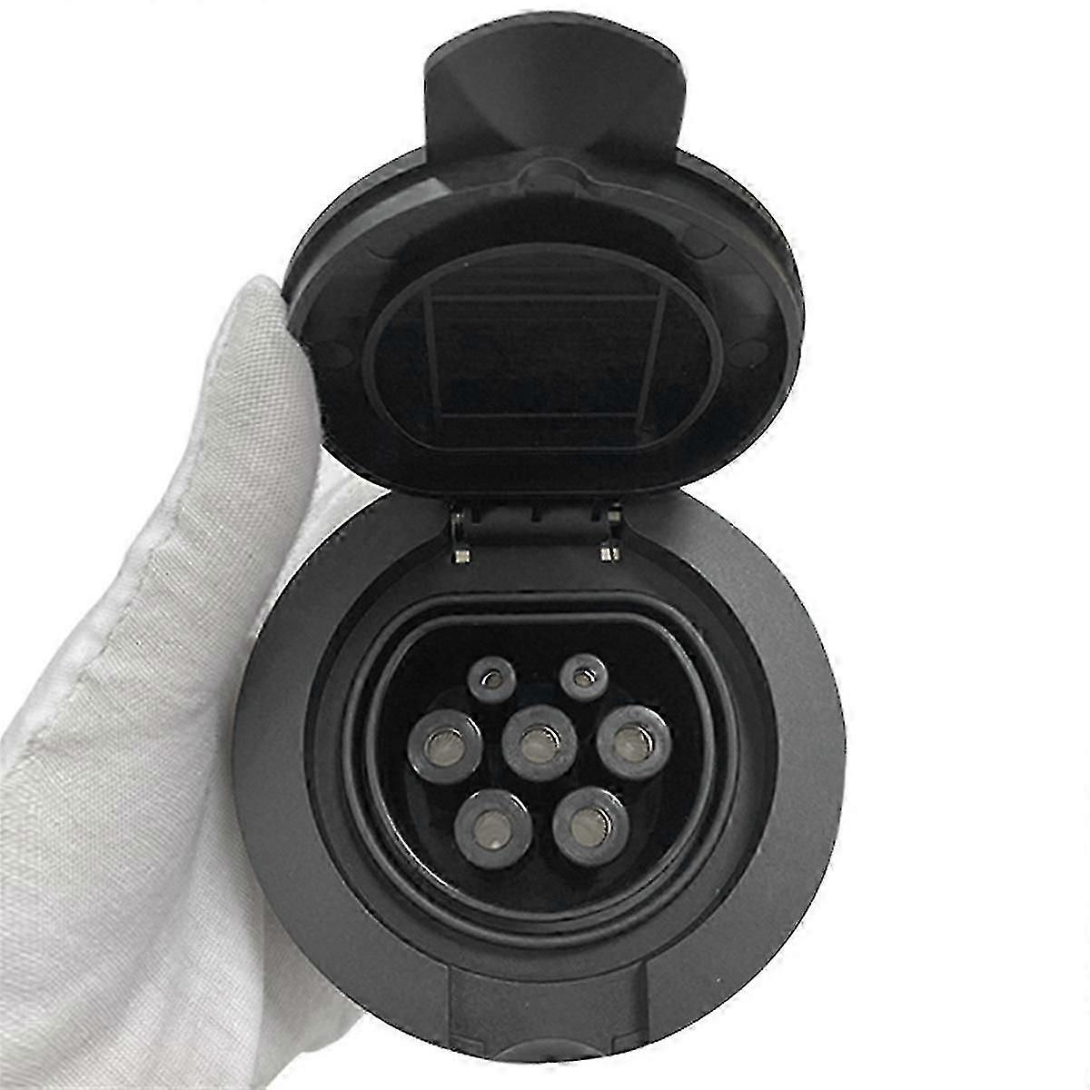 EV Charging Socket Outlet Compatible with Type 2 Connector