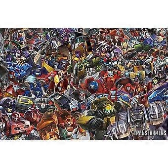 TRANSFORMERS - COLLAGE-puslespill FDN061