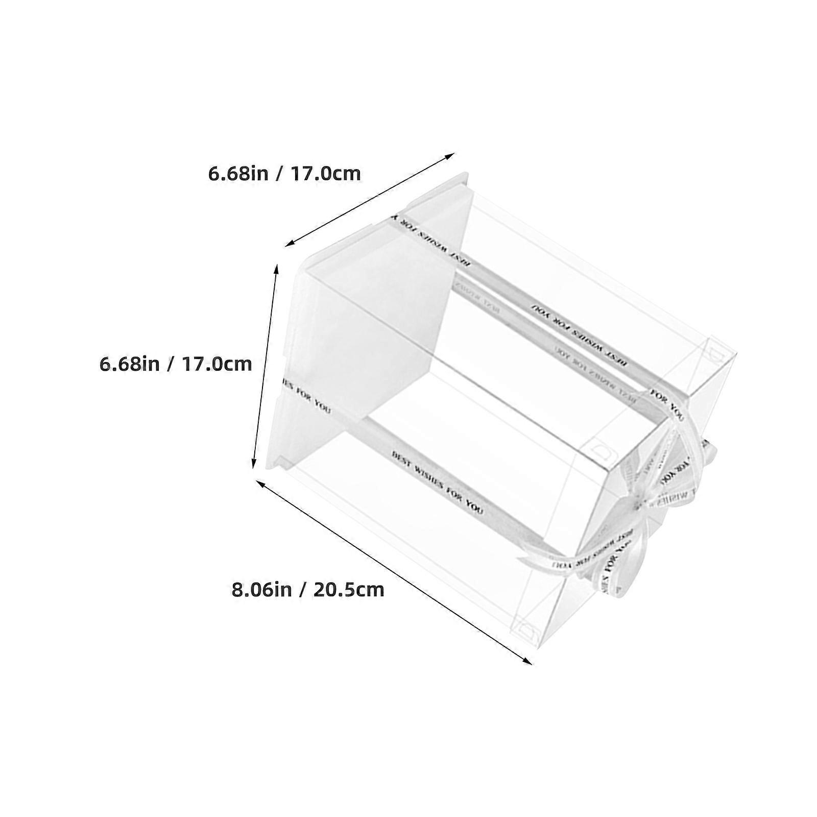 Cake Packaging Boxes Birthday Cake Storage Boxes 2Pcs