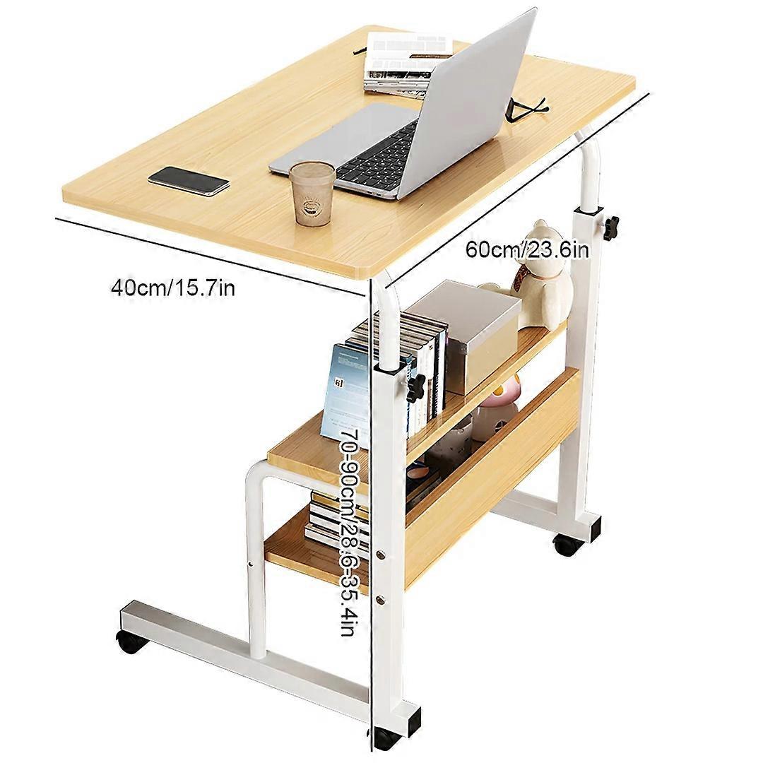 Small PC Computer Desk Mobile Overbed Table Laptop