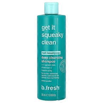 3 x b.fresh, Get It Squeaky Clean, Deep Cleansing Shampoo, For Oily Hair, Lush Lemongrass, 12 fl oz (355 ml)