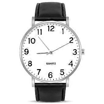 OFFCUP Mens Watches, 39MM Men's Chronograph Watch, Leather Watches Quartz Watch, Business Casual Fashion Gents Watch, Leather Strap Men's Wrist Watche