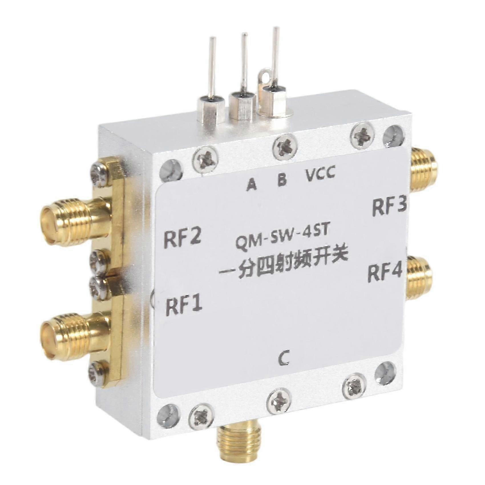 0.1-6GHz RF Switch SP4T RF Switch High Isolation 1/4 Microwave Electronic Switch RF Switch