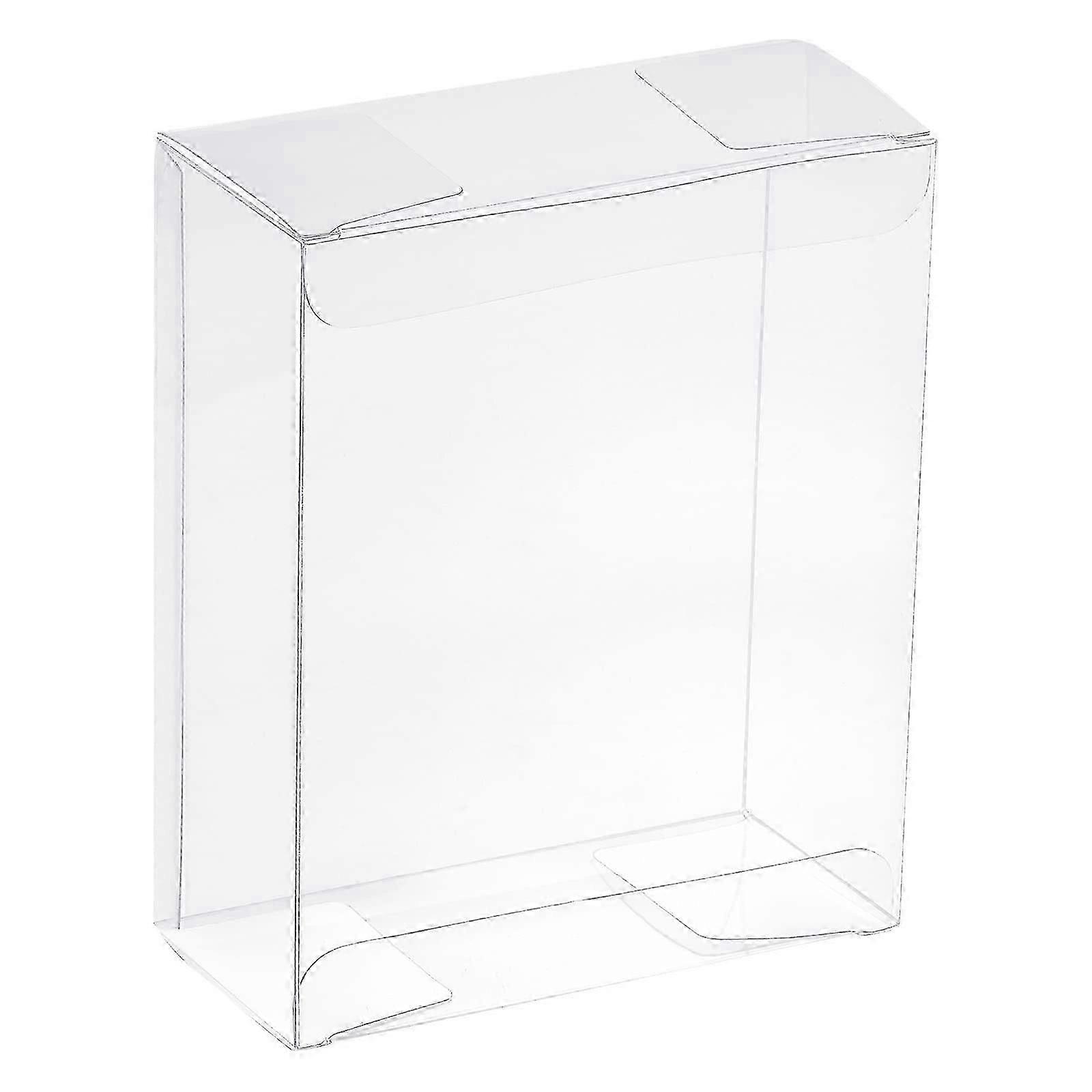 10-Pack Clear Plastic Storage Boxes 2x3.9x5.9" Candy/Cookie/Gift Containers