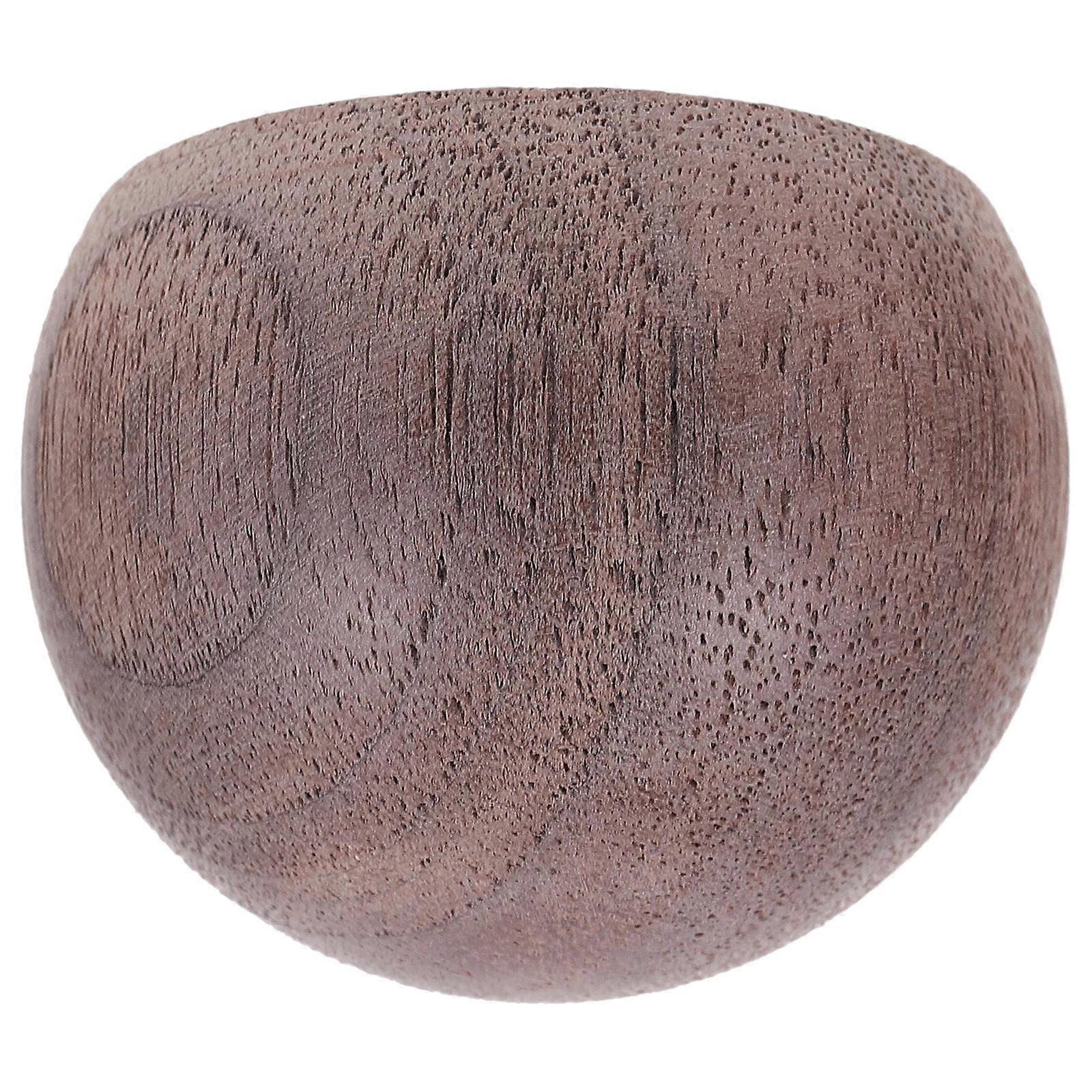 Room Diffuser Egg Shape Incense Diffuser for Indoor Use Wood Walnut Dark Grey Aroma Diffusion 1Pc