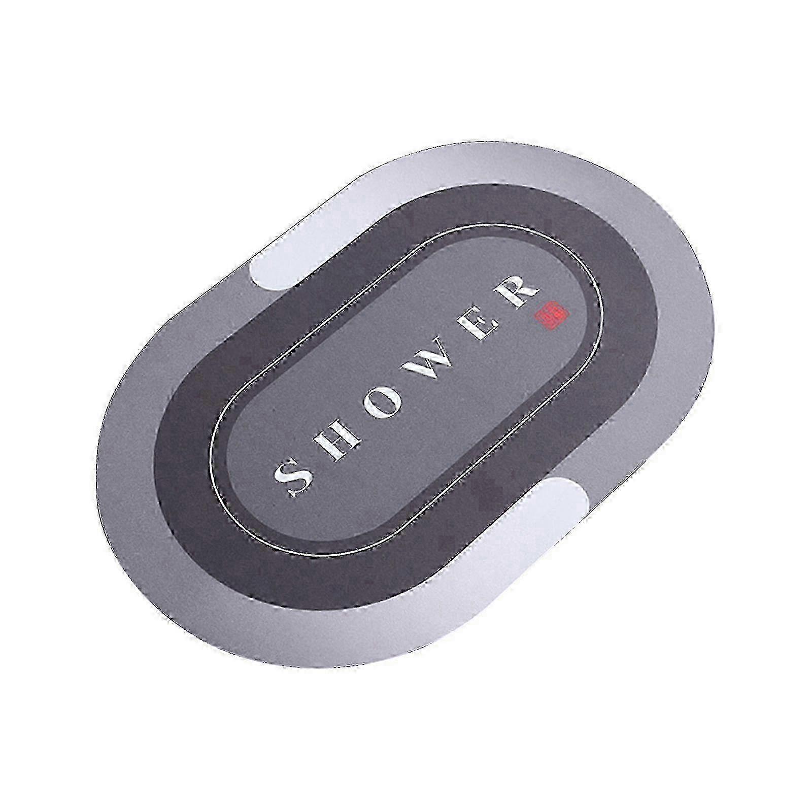Quick-Dry Oval Bath Mat Non-Slip
