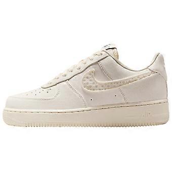 Zapatillas de skate Nike Air Force 1 Low Sail antideslizantes y resistentes a la abrasión, de caña baja, para mujer, color beige IH7351-010