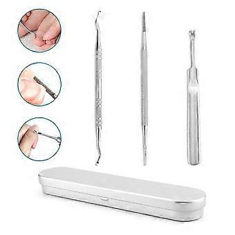 Stainless Steel Cuticle Pusher Set Portable Ergonomic Smooth