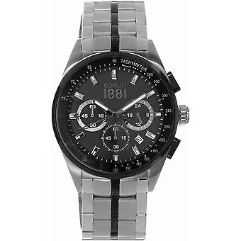 Cerruti antike Uhr für Analog Man Quarz mit Edelstahl Armband CRA089A221G