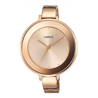 Lorus vrouw Quartz analoge vrouwen horloge met roestvrijstalen armband verguld RG236LX9