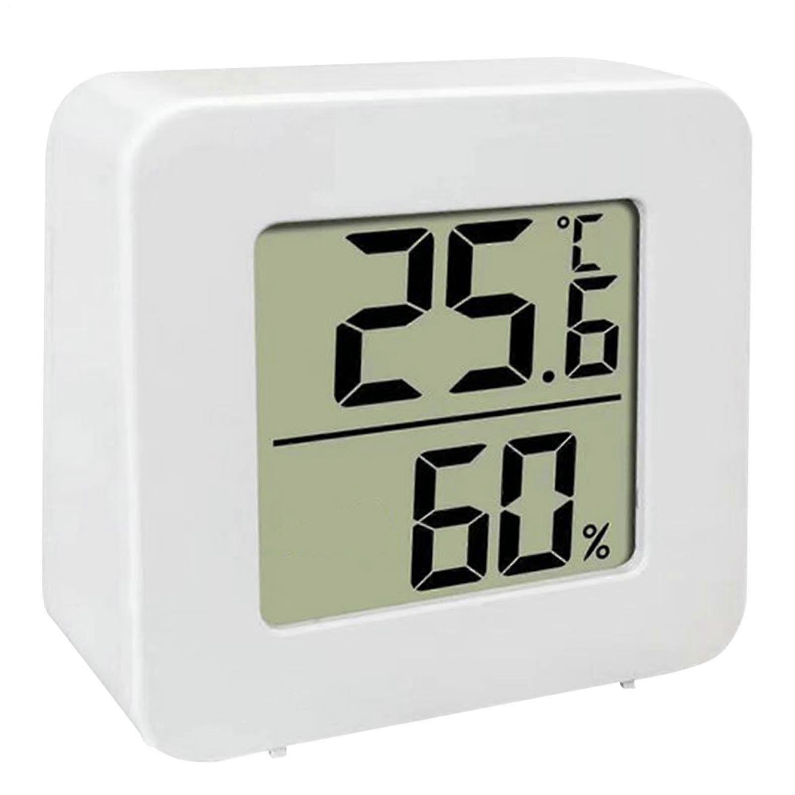 Wide-Angle LCD Hygrometer Thermometer