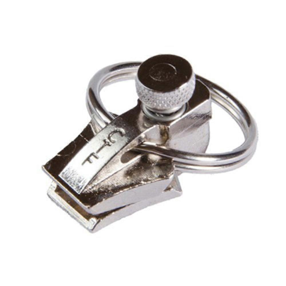 MEDIUM Quality Universal Diecast Nickle Plated Replacement Zipper Repair Kit