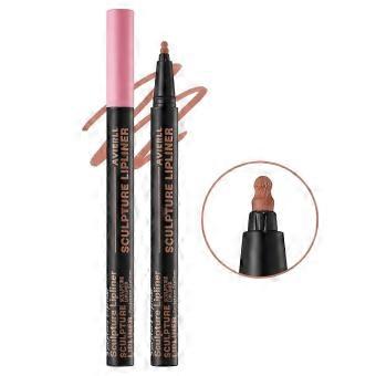 Matte Liquid Lip Liner Sponge Gourd Tip Matte Nude Waterproofed Lip Glaze Red Pencil 0.6ml PU7447