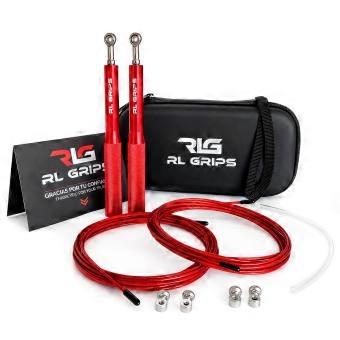 Aluminium Crossfit springtouw met antislip handvat, 2 mm kabel