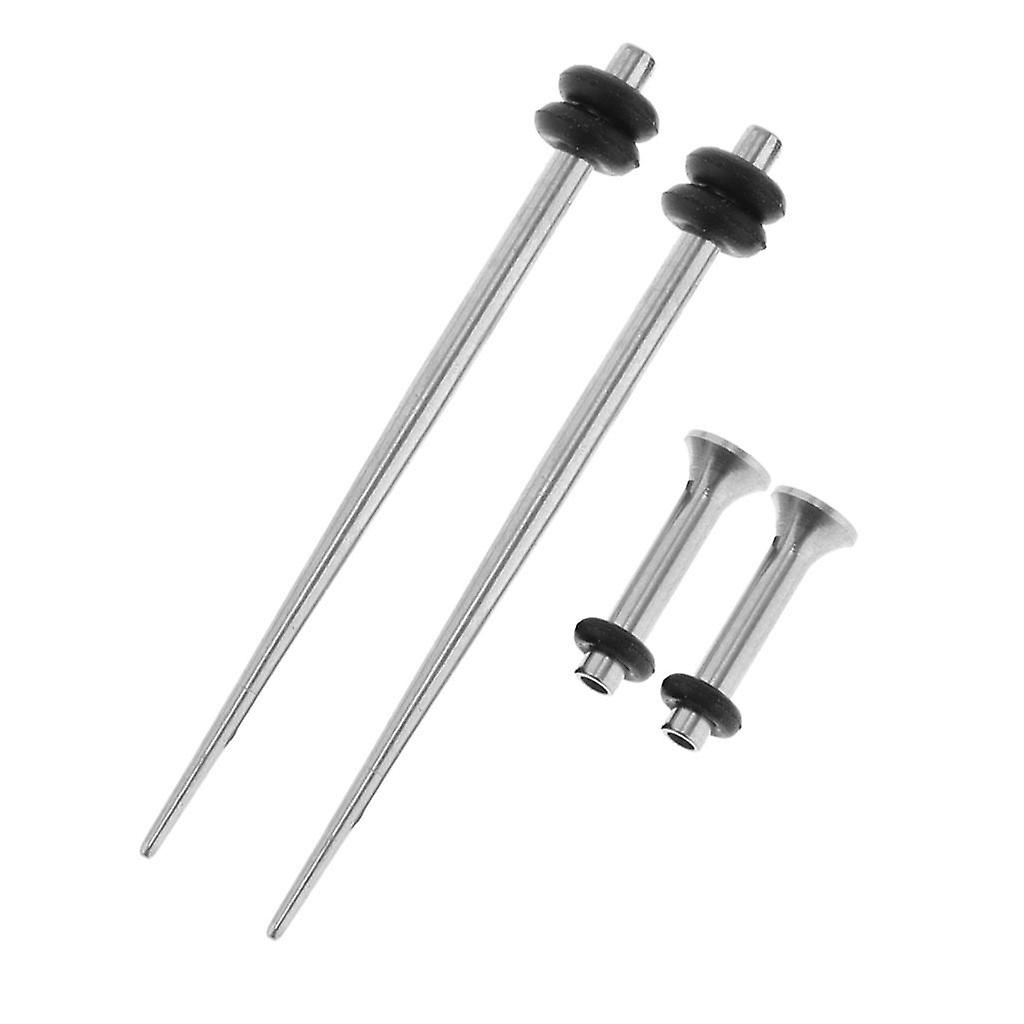 4 Pieces Ear Gauges Stretching Kit Stainless Steel Flare Plug Tapper  1.6mm
