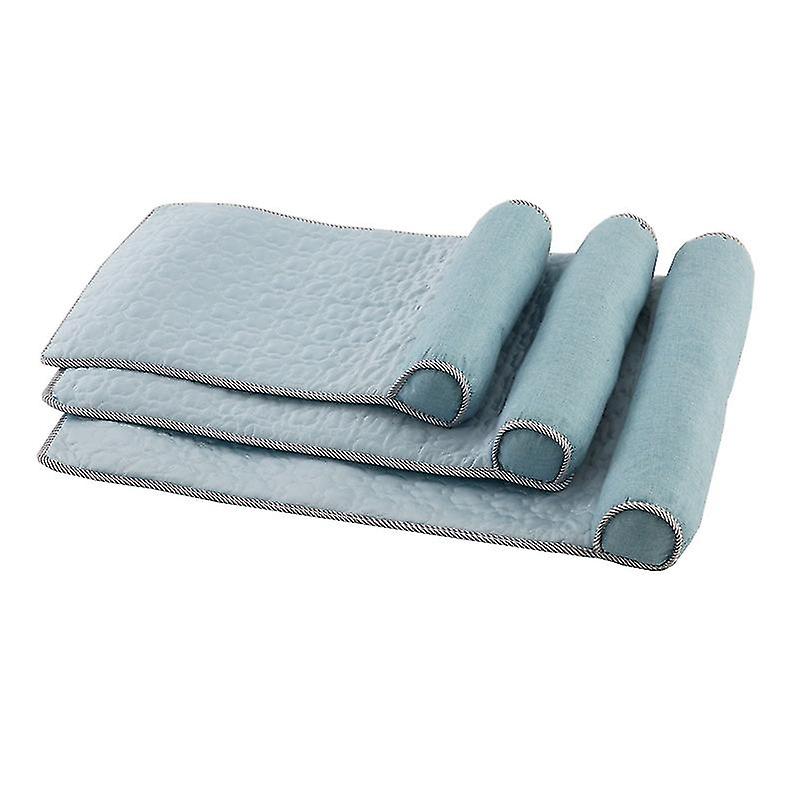 枕付き夏のペット冷却パッド小型および中型犬猫ペットベッド