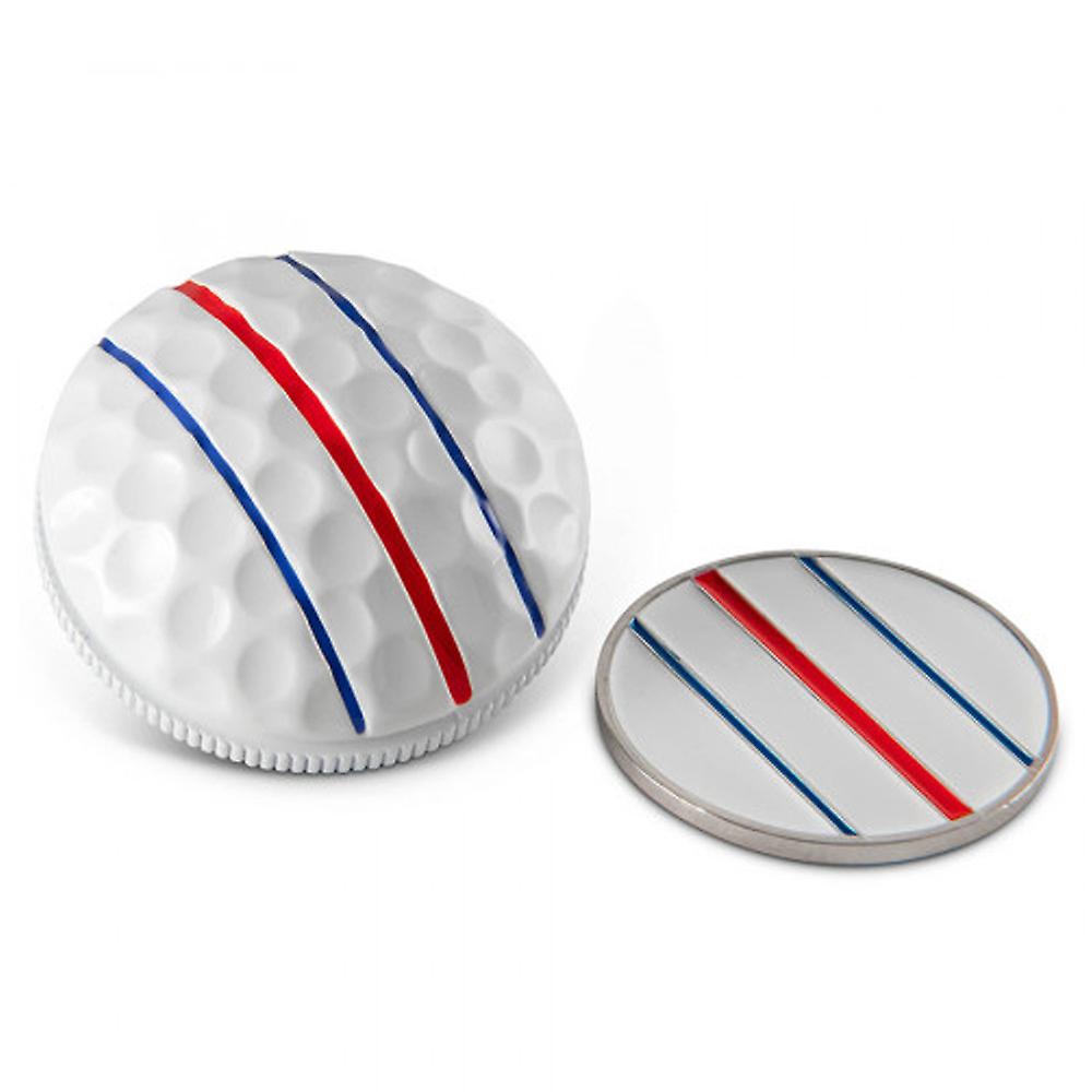 On Point Golf Ball Marker Rail Dimpled Dome