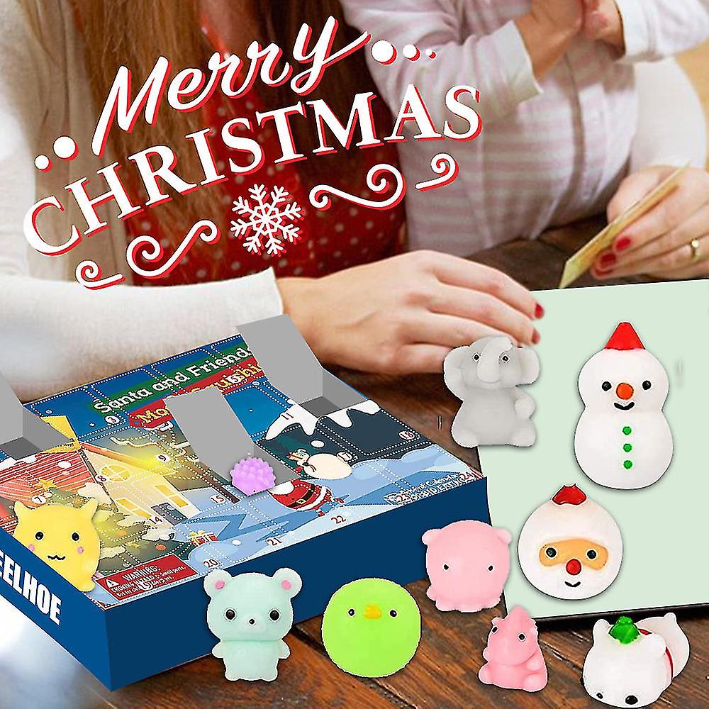 サプライズブラインドボックスクリスマスカウントダウンギフトブラインドボックス漫画クリエイティブスモールギフト@bugu