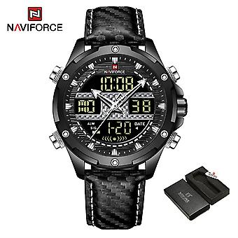 Naviforce Digital Luminous Men Military Watch 30m Waterproof Wristwatch Lcd Display Clock Sport Male Watches S Masculino