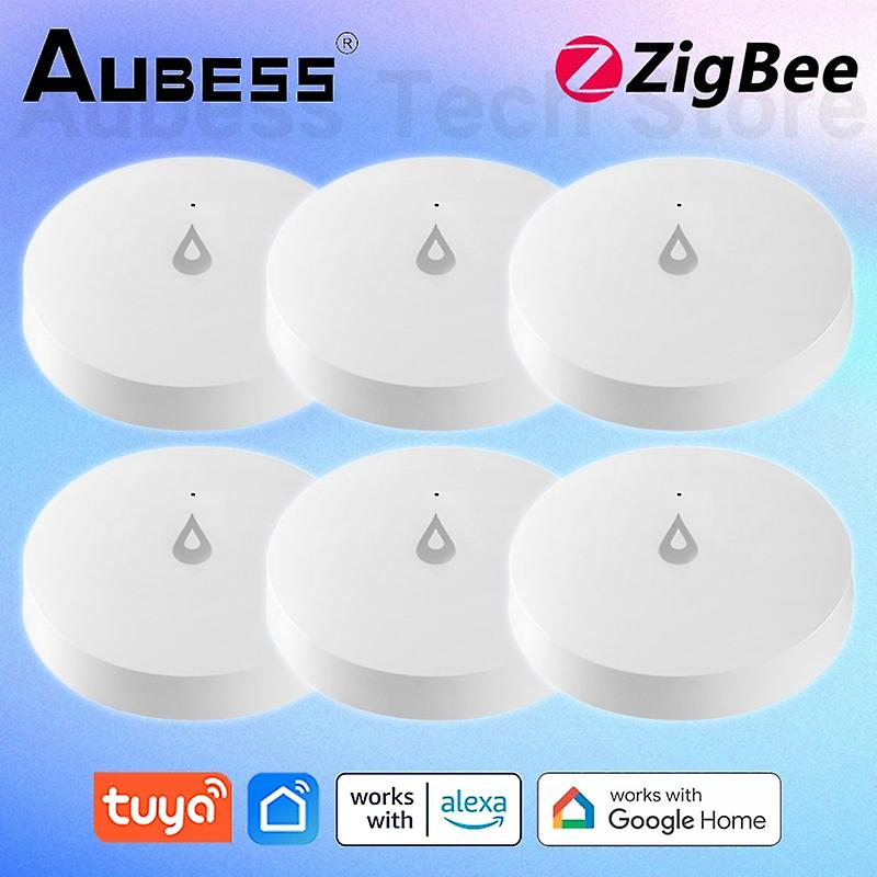 AUBESS ZigBee Water Leakage Sensor Tuya Smart Home Water Level Detector Smart Life