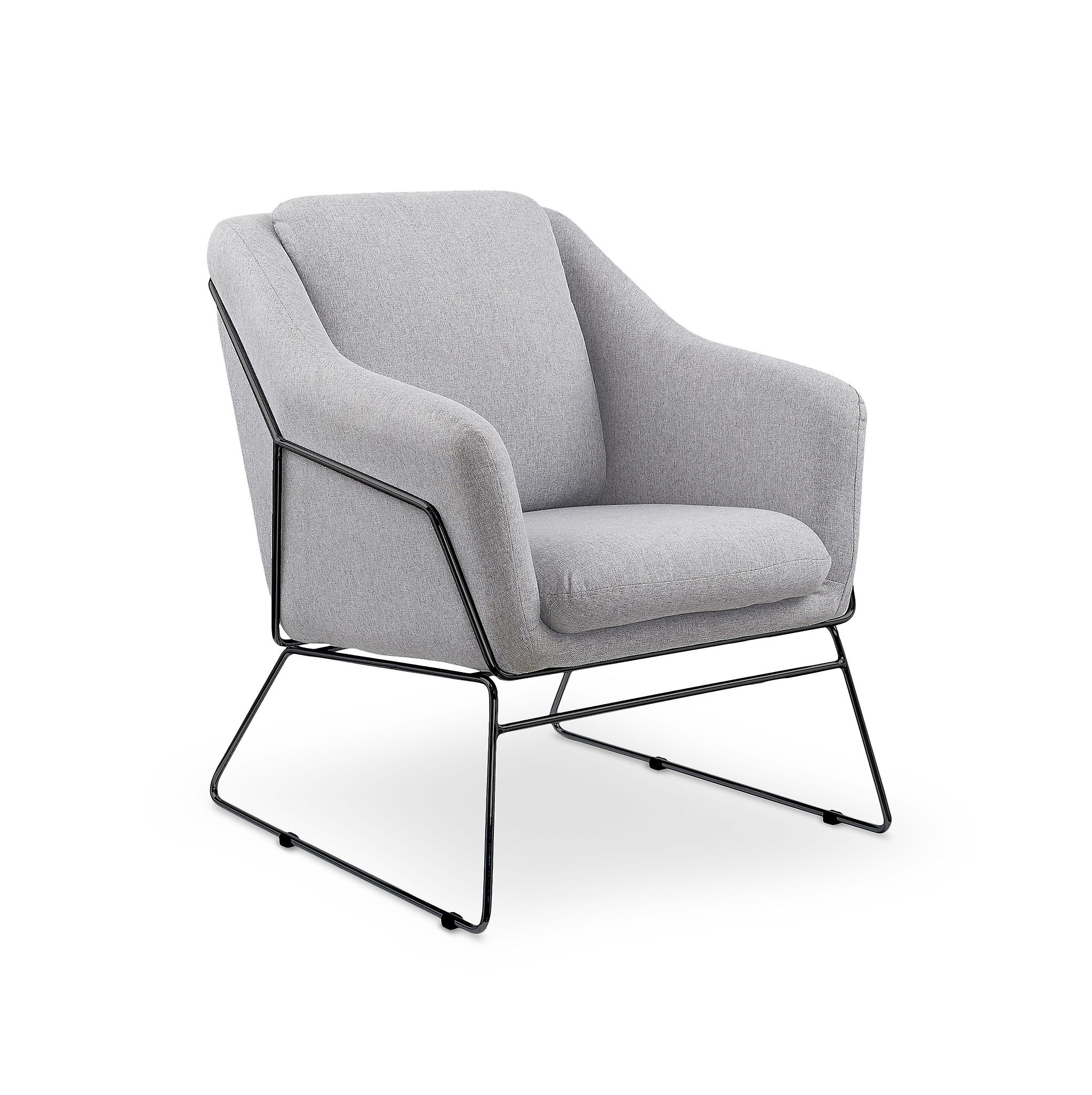 SOFT - sillón - tejido - 69x81x46 cm - gris