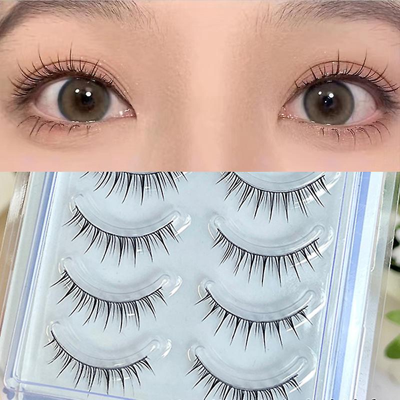 Makeup Curling False Eyelashes Waterproof Oilproof False Eyelashes