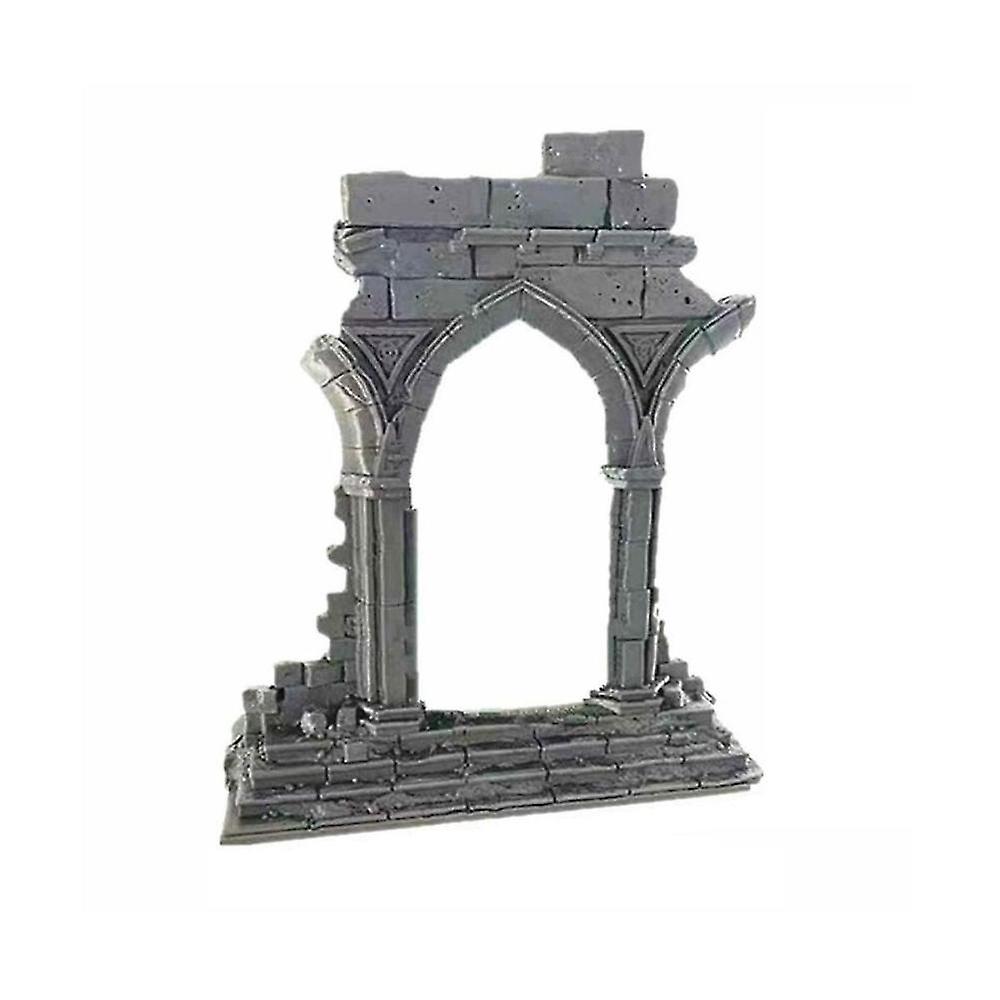 Time Space Portals Resin Statue Ruined Archway Portals Mobile Phone Holder Home Office