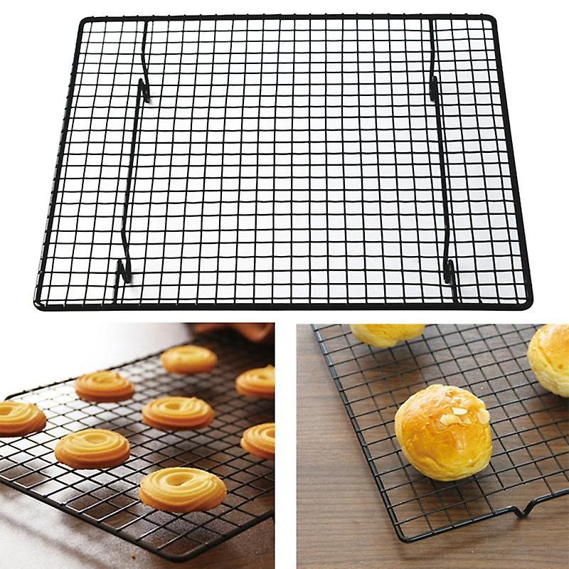 Non-Stick Cake Cooling Tray Bread Grid Net Rack Biscuit Cookie Holder Shelf