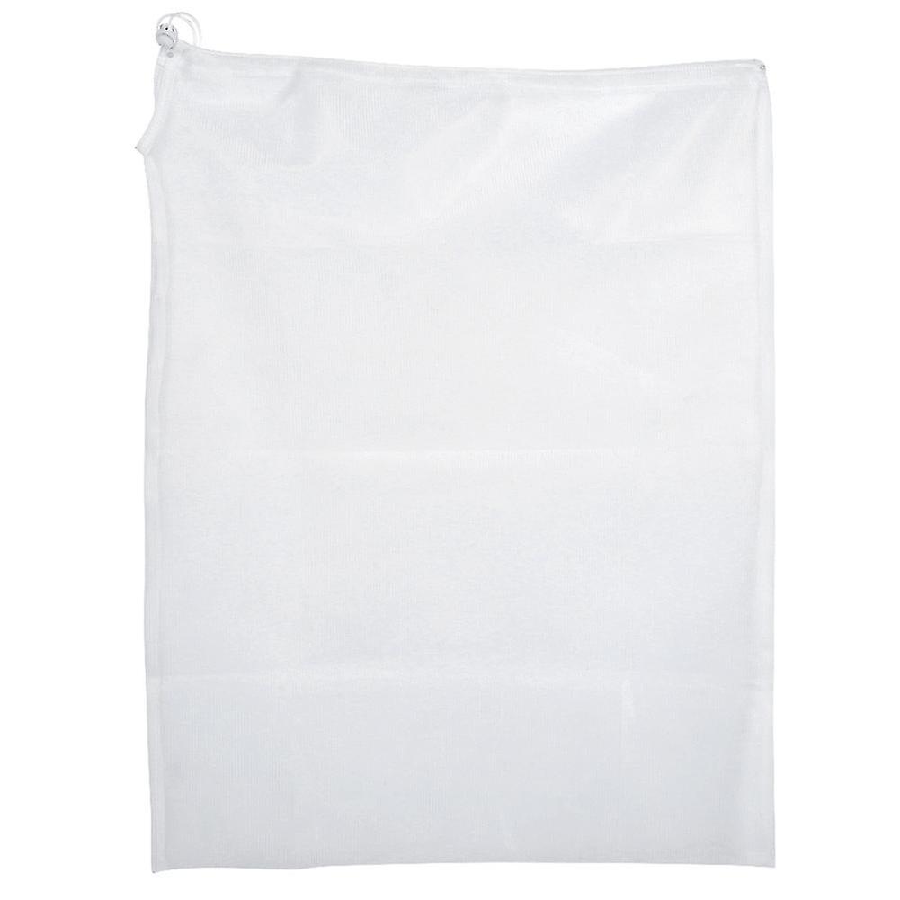 2pcs Reusable Fruit Vegetable Mesh Storage Drawstring Shopping Filter Bag Holder